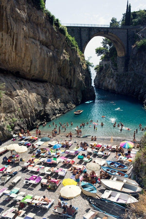 Furore Fjord - Bridge and Boats