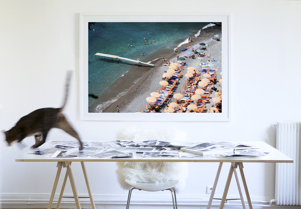 Arienzo Waiting - Carla Coulson Limited Edition Fine Art Print, travel photography, Italy, beaches, beach photography, interior design