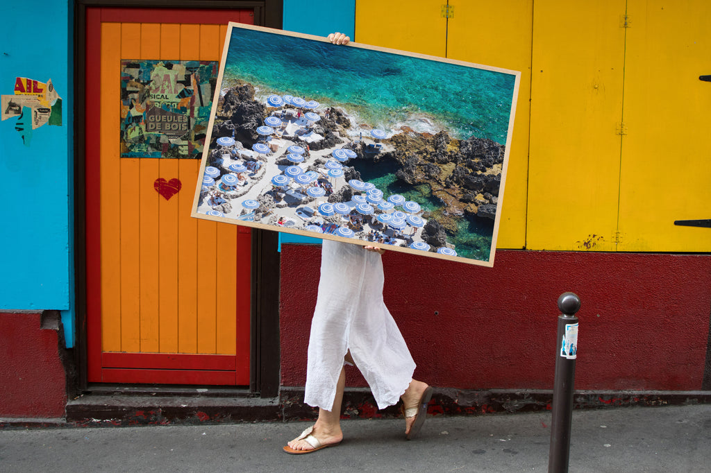 La Fontelina Beach Capri - Carla Coulson Limited Edition Fine Art Print, travel photography, Italy, beaches, beach photography