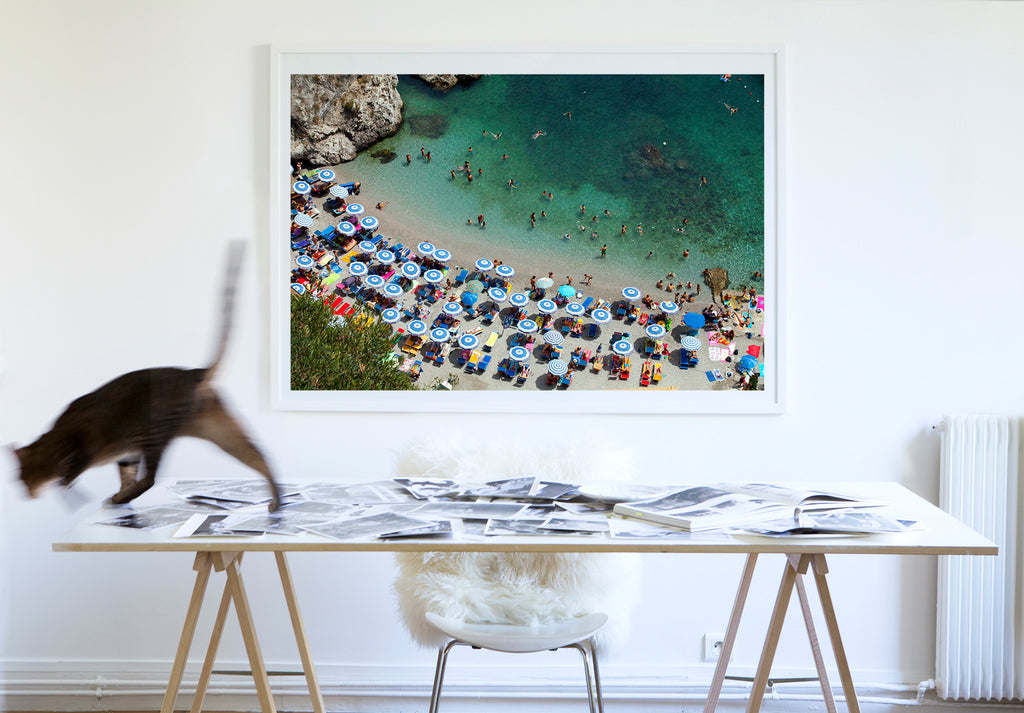 Duoglio Beach - Carla Coulson Limited Edition Fine Art Print, travel photography, Italy, beaches, beach photography, interior design