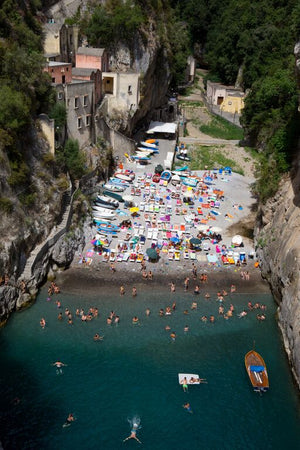 Furore Fjord with Boats