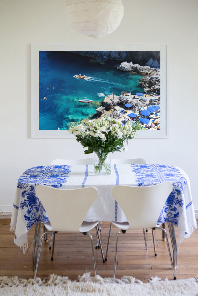 Da Luigi Beach Capri - Carla Coulson Limited Edition Fine Art Print, travel photography, Italy, beaches, beach photography, interior design