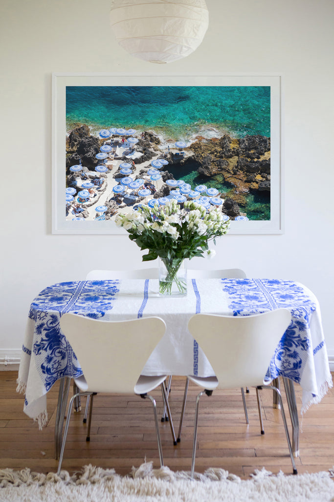 La Fontelina Beach Capri - Carla Coulson Limited Edition Fine Art Print, travel photography, Italy, beaches, beach photography, interior design
