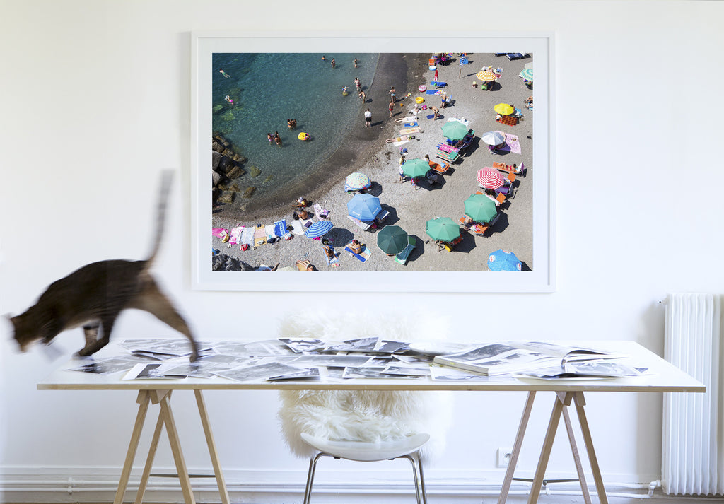 Atrani In The Swim - Carla Coulson Limited Edition Fine Art Print, travel photography, Italy, beaches, beach photography, interior design
