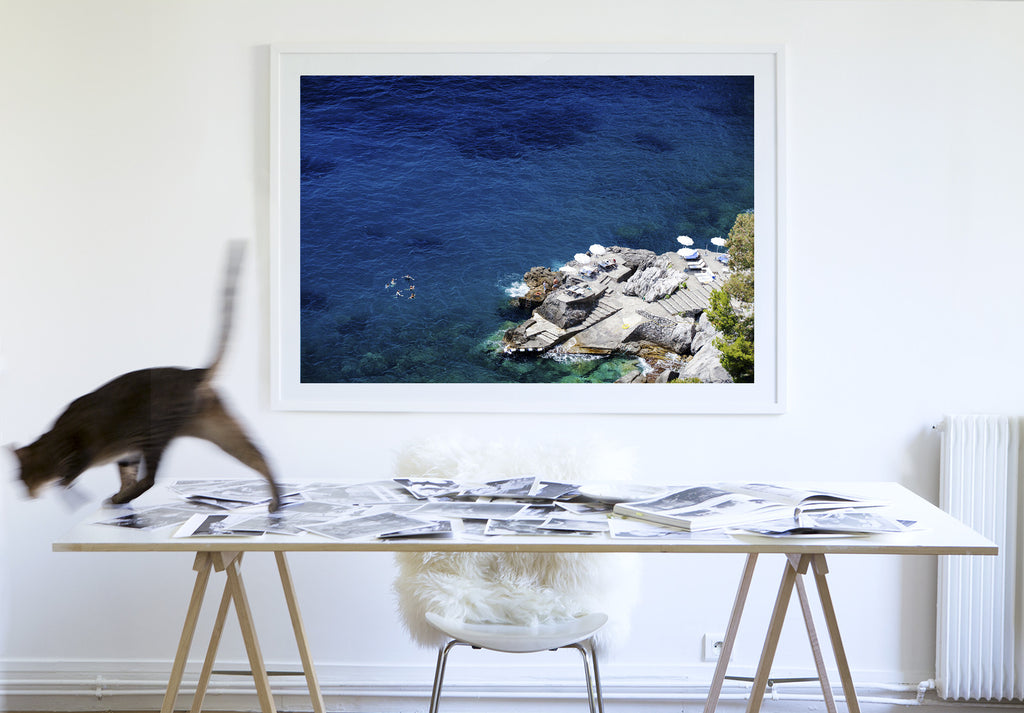 Amalfi Coast Secluded - Carla Coulson Limited Edition Fine Art Print, travel photography, Italy, beaches, beach photography, interior design