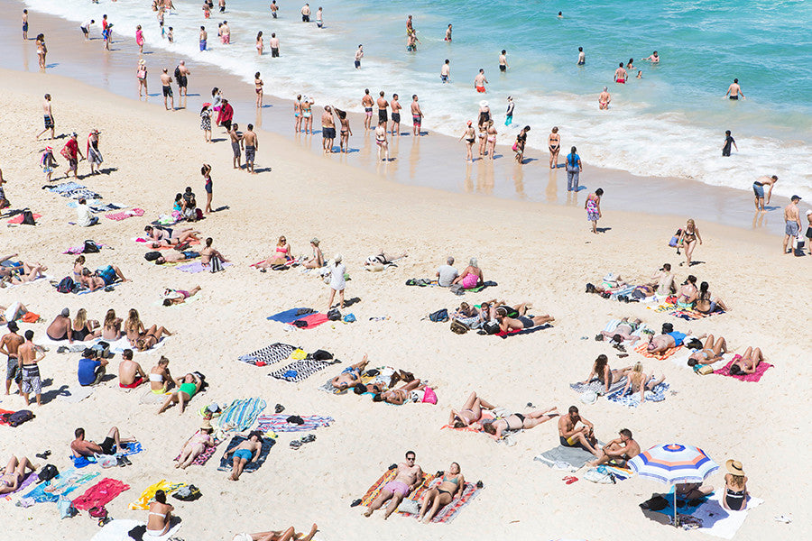 Bondi Sun Lover - Carla Coulson Limited Edition Fine Art Print, travel photography, Australia, Sydney, Bondi beach, beaches, beach photography