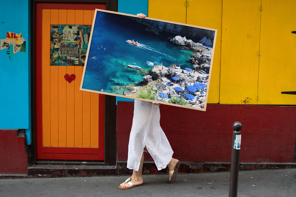 Da Luigi Beach Capri - Carla Coulson Limited Edition Fine Art Print, travel photography, Italy, beaches, beach photography