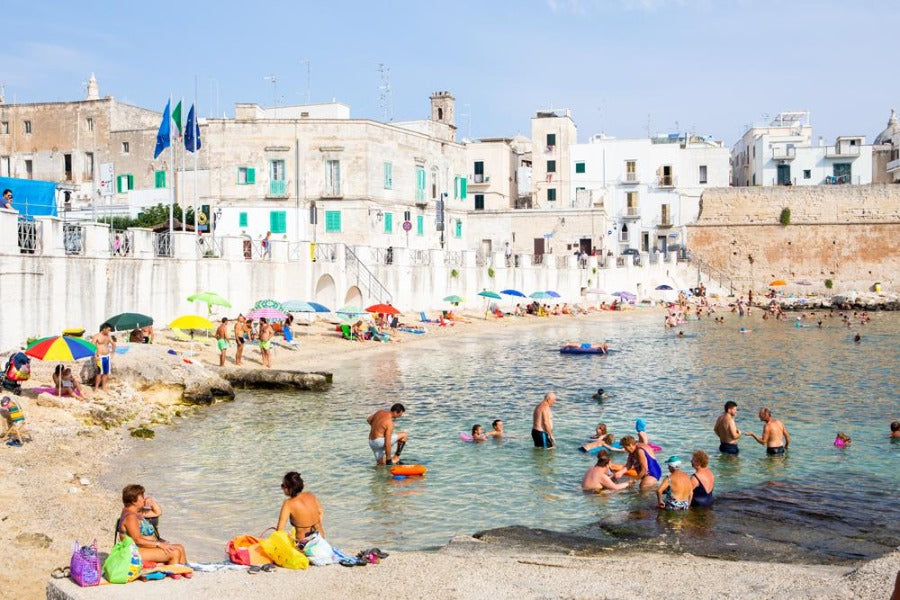 Monopoli Moments - Carla Coulson Limited Edition Fine Art Print, travel photography, Italy, beaches, beach photography