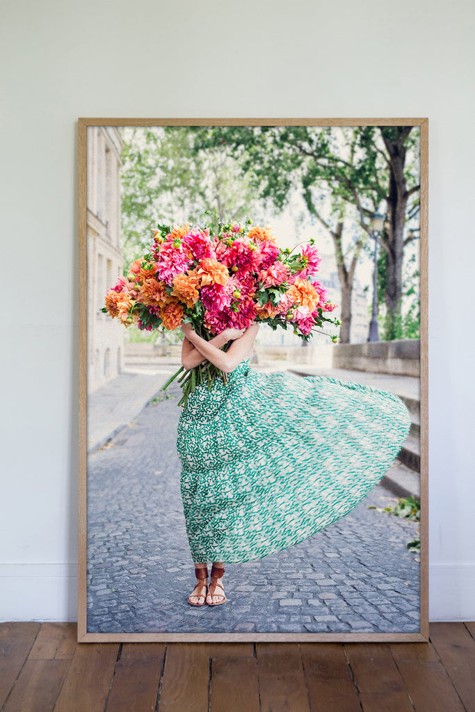 New Beginnings - Carla Coulson Limited Edition Fine Art Print, dahlias, flower photography