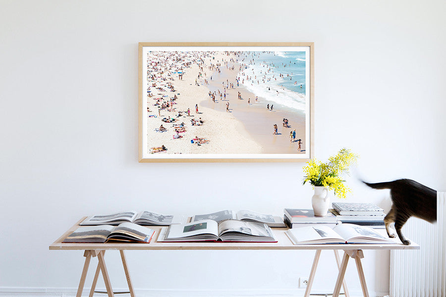 Bondi Lovers - Carla Coulson Limited Edition Fine Art Print, travel photography, Australia, Sydney, Bondi beach, beaches, beach photography, interior design