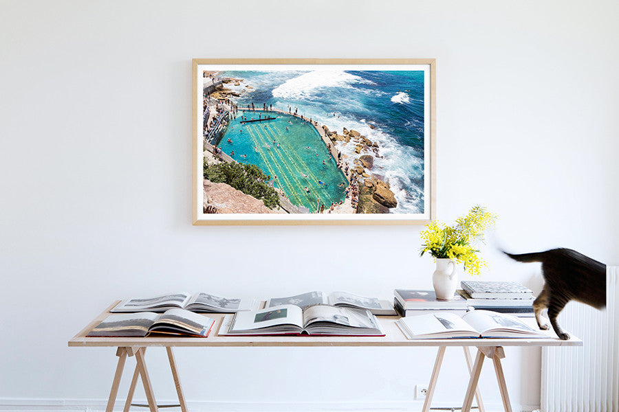 Bronte Pool - Carla Coulson Limited Edition Fine Art Print, travel photography, Australia, Sydney, Bondi beach, beaches, beach photography, interior design