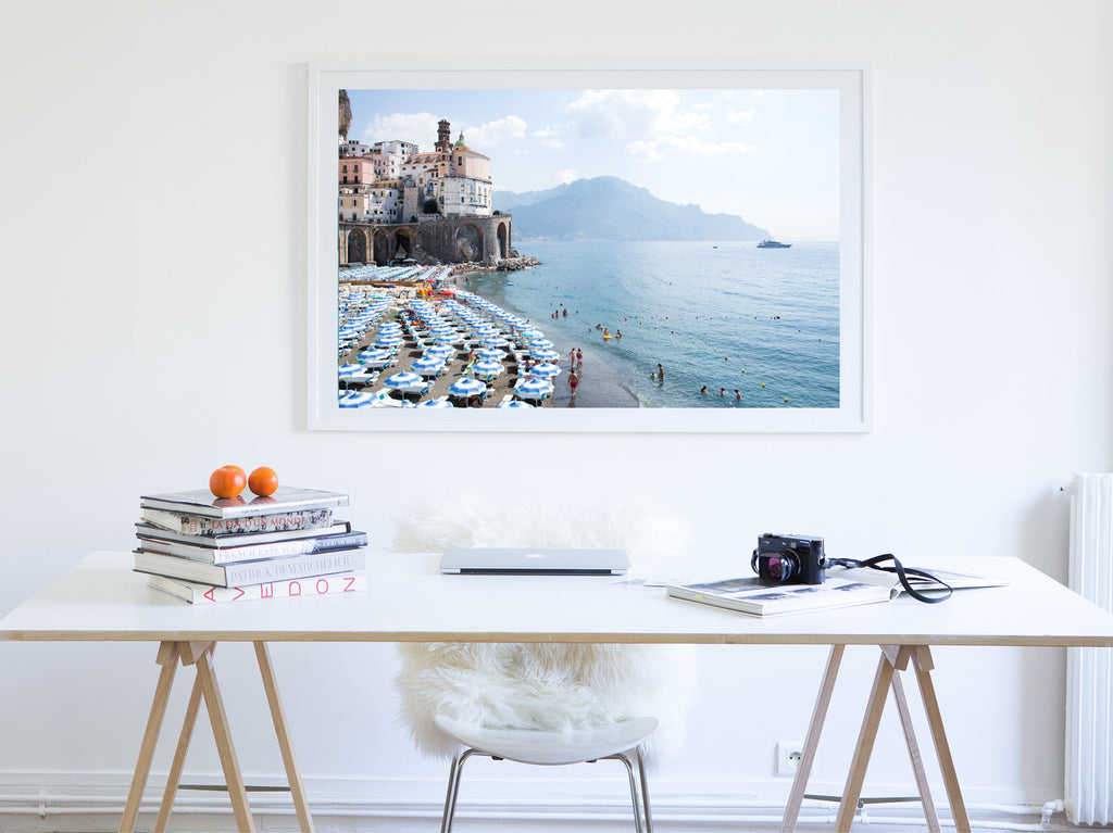 Atrani Beach - Carla Coulson Limited Edition Fine Art Print, travel photography, Italy, beaches, beach photography, interior design